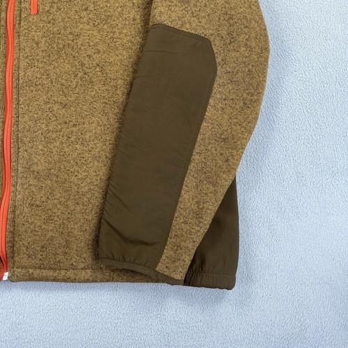 Eddie Bauer Jacke Herren XL braun Full Zip Fleece Outdoor Shop Taschen Winter - Bild 4 von 13