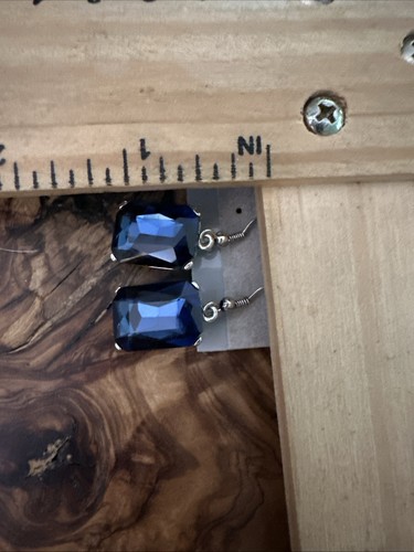 Lote de 8 pares de pendientes mixtos Tonos de azul con cuentas colgantes palanca trasera - Imagen 6 de 10