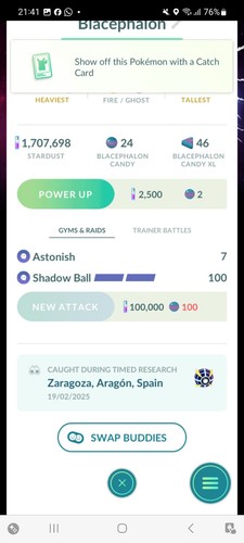 Pokemon Go Ultrabeast Blacephalon Wormhole Background (Normal) - Picture 2 of 2