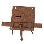 Ancienne  Serrure à Vertevelle en Fer Forgé du XVe Siecle