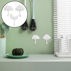  3 Pcs Coat Hanger Hooks Self Adhesive Bathroom Door Cute Utility