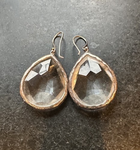 Ippolita Signed Sterling Silver Rock Candy Drop Earrings - Picture 2 of 3