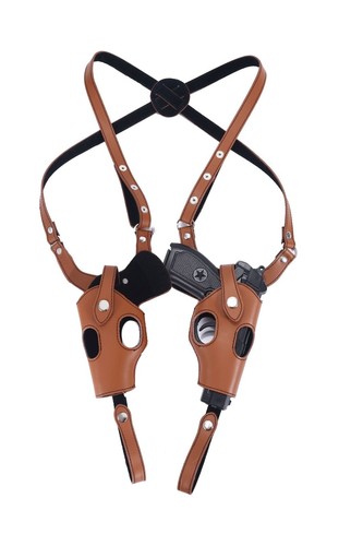 Leder Taktisch Achsel Schulter Verdeckt Tragen Pistole Holster Halter für Pistole - Bild 7 von 12