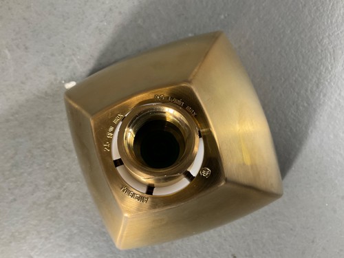 Moen 6325BG Voss Single Function 4-1/16" Diameter 1 Fun Showerhead Brushed Gold - Picture 5 of 5