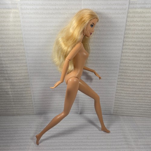 G20 ~ MUÑECA ARTICULADA CARA BARBIE RUBIA FASHION FEVER 2005 DESNUDA ÚNICA - Imagen 6 de 11