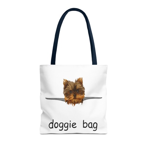 Humorous Teacup Yorkie Doggie Bag Tote | Gift for Yorkie Lovers - Picture 30 of 49