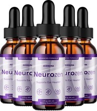(5 Pack) Neurozen – Neurozen Liquid for Healthy Ear Drops Support Supplement
