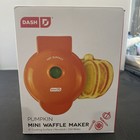 Dash Mini Waffle Maker 4"  - Cute Pumpkin Shaped Waffles - Ideal For Quick Treat