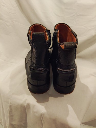 Sarto by Franco Sarto Leder Lori Stiefel Größe 7M schwarz seitlicher Reißverschluss runde Spitze - Bild 4 von 12