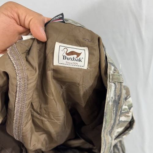 Vintage Duxbak Camo Pants Men’s 37x31 Realtree Straight Leg Made In USA Carhartt - Picture 11 of 12