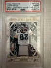 2024 Panini Absolute Football Gold Jason Kelce #DDJ-JKE PSA 8