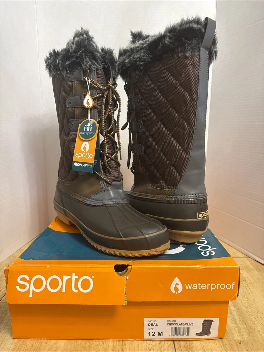 DREAM PAIRS Stivali Invernali da Neve da Donna a Metà Polpaccio, Impermeabili, Caldi e Resistenti All'acqua Scarpe da Esterno,Size 38,Grigio,MONTE_01