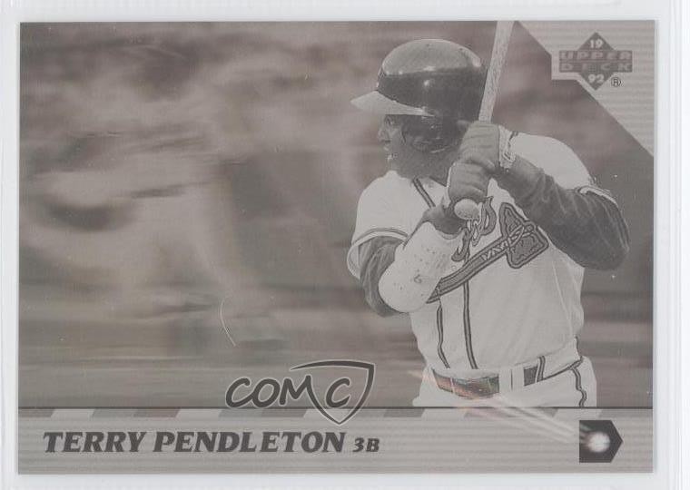1992 Upper Deck Team MVP Holograms Box Set Terry Pendleton #39 0j6
