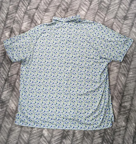 Callaway Herren 3X Big Opti Dri Swing Tech Golf Polo Shirt Flamingo Floral AOP - Bild 2 von 10