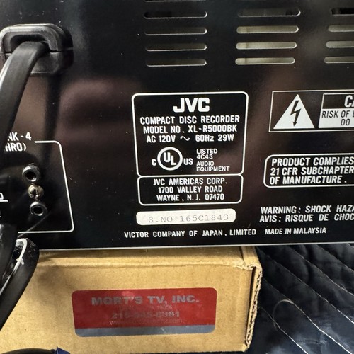 JVC XL-R5000 CD/CDR MULTIPLE CD RECORDER - SERVICED - CLEANED - WITH REMOTE - Picture 10 of 10