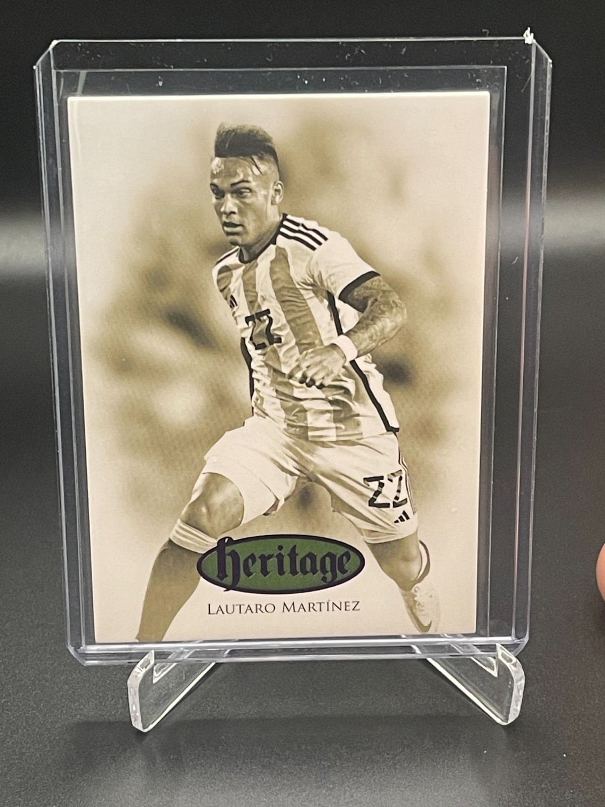 2023 Futera Unique Argentina Lautaro Martinez Heritage Purple /29