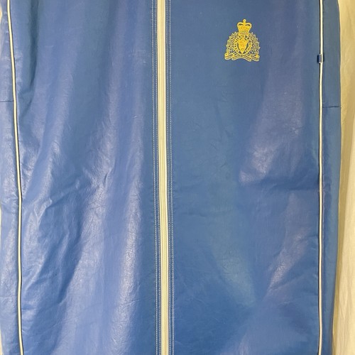 Rare Vintage RCMP Royal Canadian Mounted Police Uniform Dress Garment Bag Blue - Picture 4 of 14