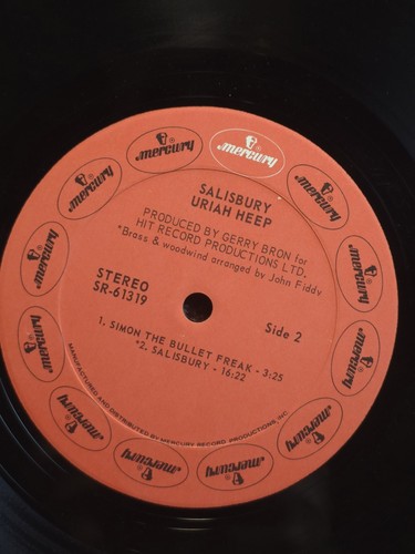 URIAH HEEP - SALISBURY - MERCURY SR 61319 - Picture 8 of 8