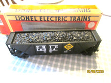 Lionel O Gauge -  4 Bay Hopper Wagon with Coal Load- Erie-Boxed