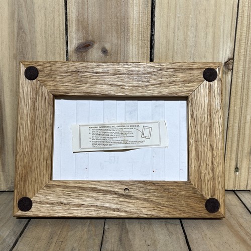 Vintage Keramikfliese marschierende Pinguine Eiche gerahmt Kunst von Kimberly Enterprises - Bild 5 von 5