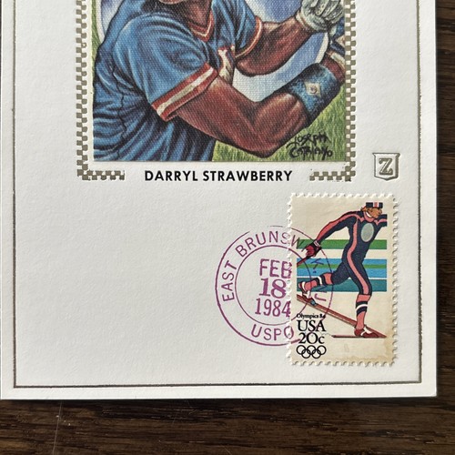 Darryl Strawberry Central Jersey Baseball Card Show Mets - Foto 3 di 6