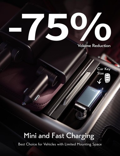 🔥LISEN Chargeur Voiture USB C Charge Rapide Rétractable Neuf avec étiquette🔥 - Photo 2 sur 7