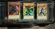 3X Dark Magician Alternative Arts  Platinum Rare Playset YU-GI-OH! Lot