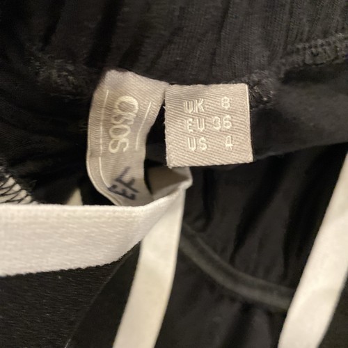 Asos Design Umstandskleid Damen US 4 Schwarz Schulterfrei Stillen - Bild 6 von 8
