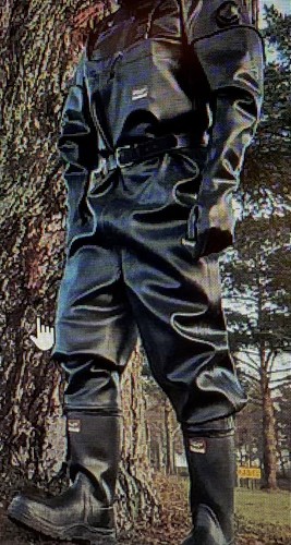 Wathose Gummi Century 4000 - Rubber Chest Waders Schuhgröße 43