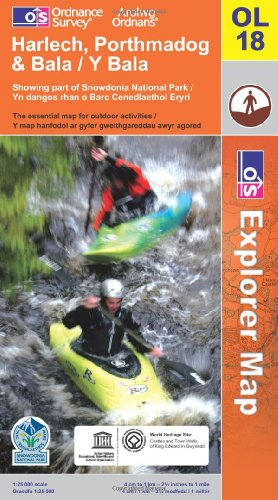 Harlech, Porthmadog and Bala: Sheet OL18 (OS Explorer Map) - Ordnance Survey