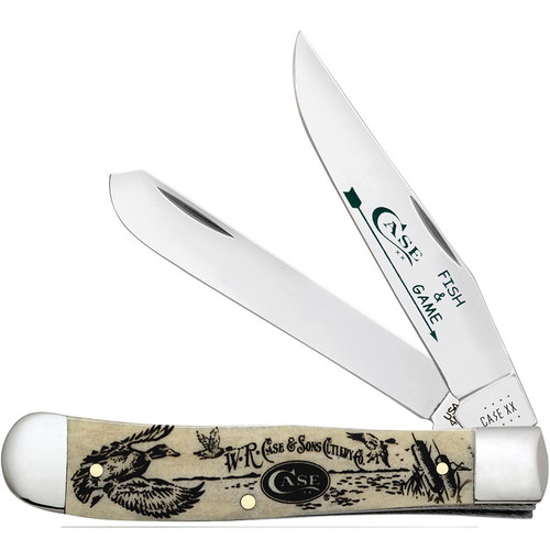 ETUI XX NOŻE RYBA I ZWIERZYNA NATURALNY TRAPER KOŚCI - KACZKA 6254 SS (9100538) KIESZEŃ - Zdjęcie 1 z 2