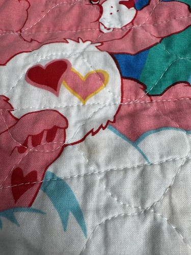 Vintage Care Bears Quilted Baby Blanket - Bild 4 von 5