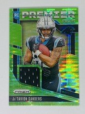 JA'TAVION SANDERS 2024 PRIZM ROOKIE NEON GREEN PULSAR PATCH RC Q0797