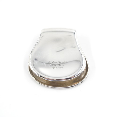 Tiffany & Co x Elsa Peretti 925 Sterling Silver Thumbprint Money Clip Wallet - Picture 2 of 8