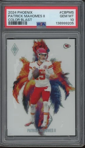 2024 Panini Phoenix Color Blast Patrick Mahomes II SP Case Hit Gem Mint PSA 10