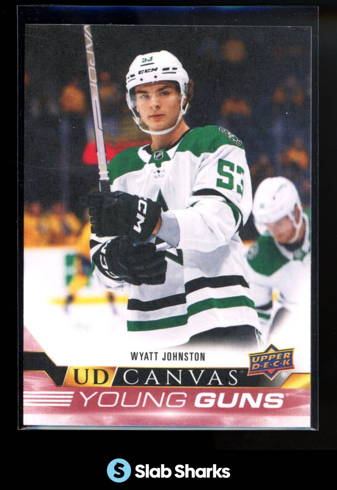 2022 UPPER DECK #C218 WYATT JOHNSTON UD CANVAS YOUNG GUNS RC ROOKIE
