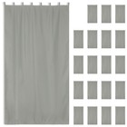 54"x120" Outdoor Curtain Panel Tab Top UV30+ Porch Pergola Garden Yard 20 Piece