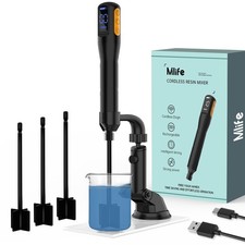 Upgraded Resin Mixer, Epoxy Resin Electric Stirrer, Paint Mixer  Timed Epoxy...