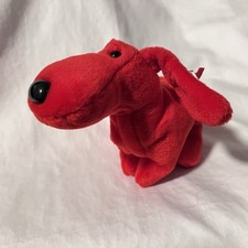 Ty Beanie Baby ROVER The Red Dog Vintage Ty Stuffed Animal Plush Toy