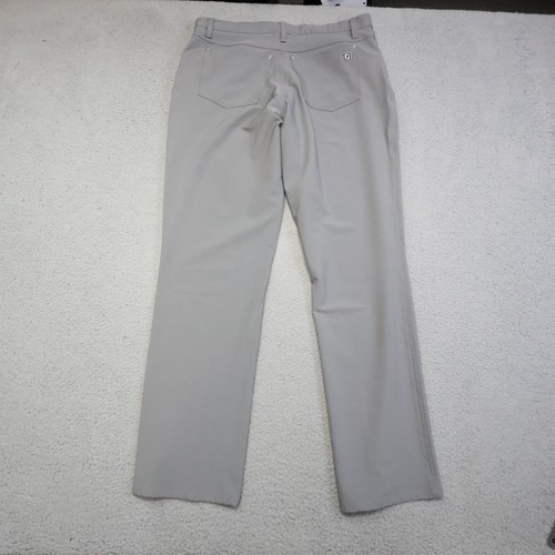 Pantalones FootJoy Para Hombres 38x32 Gris Calce Atlético Golf Elastizados Rendimiento Pantalones FJ - Imagen 4 de 15