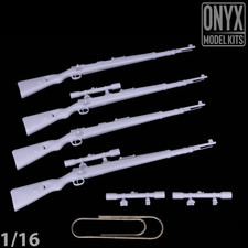 ONYX MODEL KITS | 1:16 | 1/16 | Kar98k (x4) Scope (x4) | WW2 | 