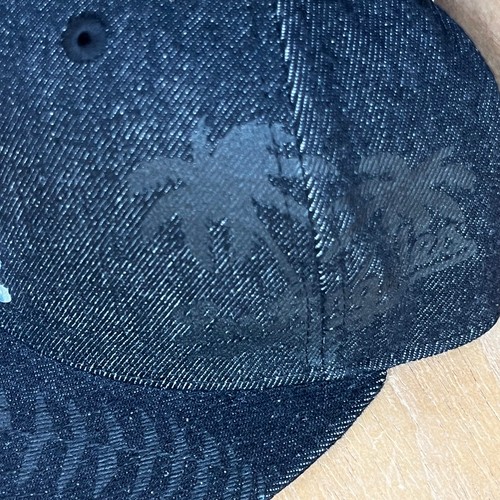 MITCHELL & NESS MLB LOS DODGERS SCHWARZ DENIM PRO CROWN DRUCKKNOPFLASCHE MÜTZE NEU - Bild 3 von 4