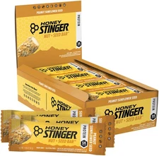 Honey Stinger Nut and Seed Bar - High-Protein Peanut & Sunflower Seed Energy