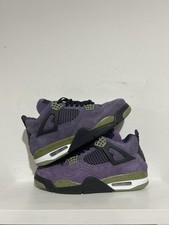 JORDAN 4 RETRO PURPLE CANYON SIZE 8 (9.5W) PREOWNED