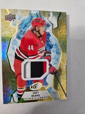 2021-22 Upper Deck  Ice Rookie  GOLD Patch 3 color Joey Keane #120  22/25