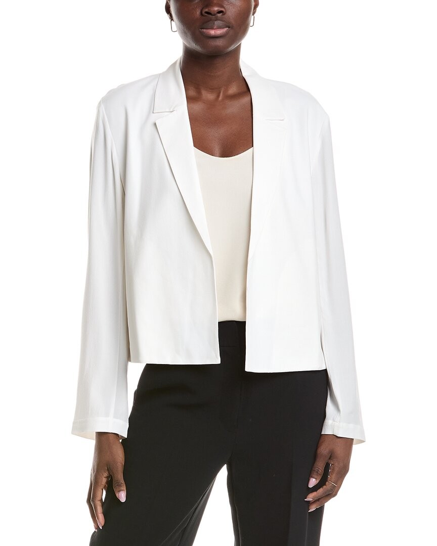 Шелковый блейзер Eileen Fisher Женский белый M
