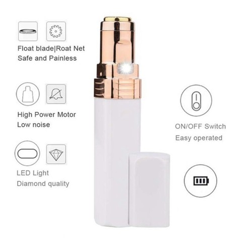 Electric Ladies Painless Face Facial Hair Remover Trimmer Removal Epilator New - Picture 6 of 21