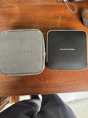 Harman Kardon Esquire Bluetooth Speaker Tested No Charger w Case