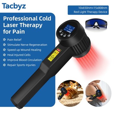 Cold Laser Treatment for Chronic Pain, Arthritis, Wound Healing 5W 650nm+808nm