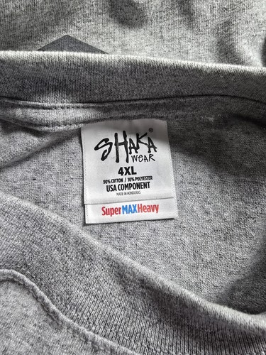 T-shirt SHAKA WEAR uomo 4XL Raiders Warrior One Nation super max pesante  - Foto 4 di 5